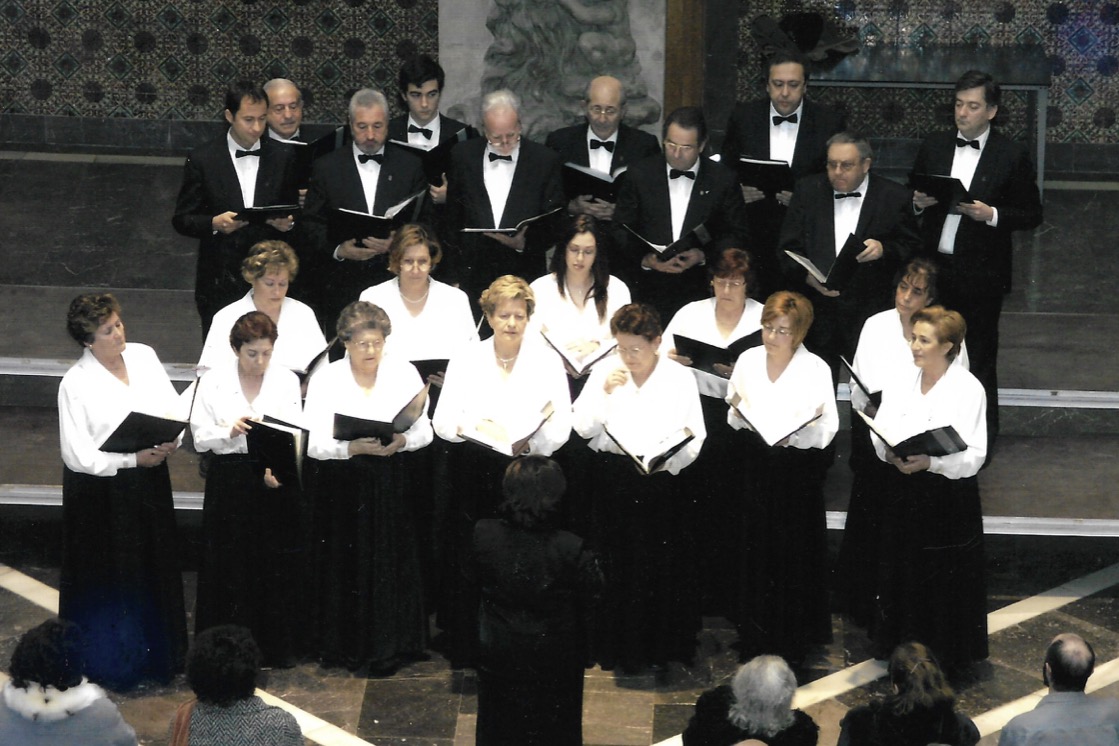 La Coral de Granda en concierto, antecesora del Ensamble Vocal Gijón